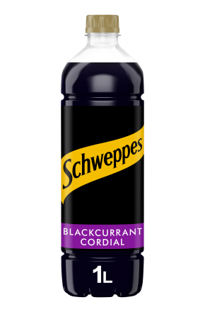 Schweppes Blackcurrant Cordial 1L x 1 (Bottle)