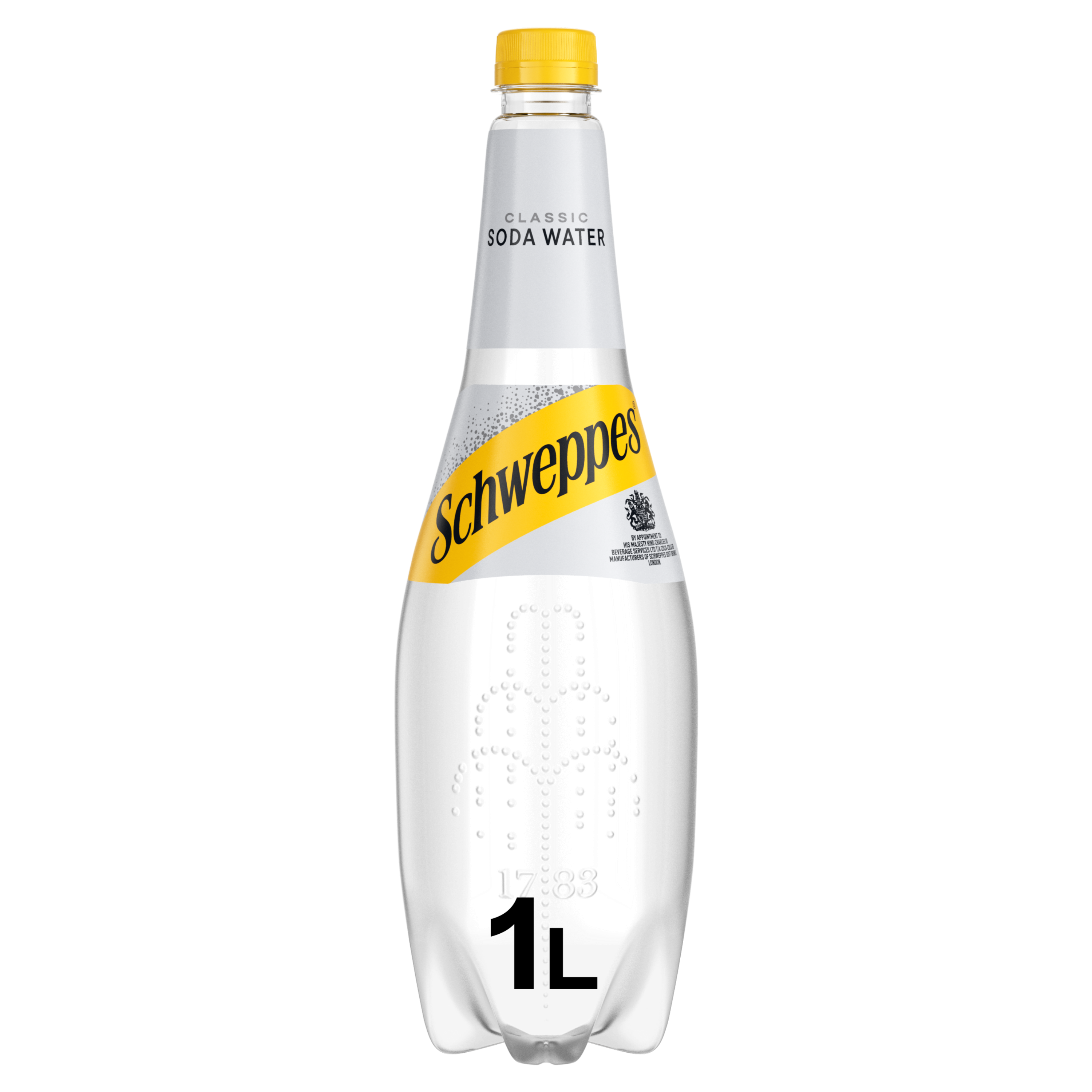 Schweppes Soda Water 1L x 6 (Bottle)