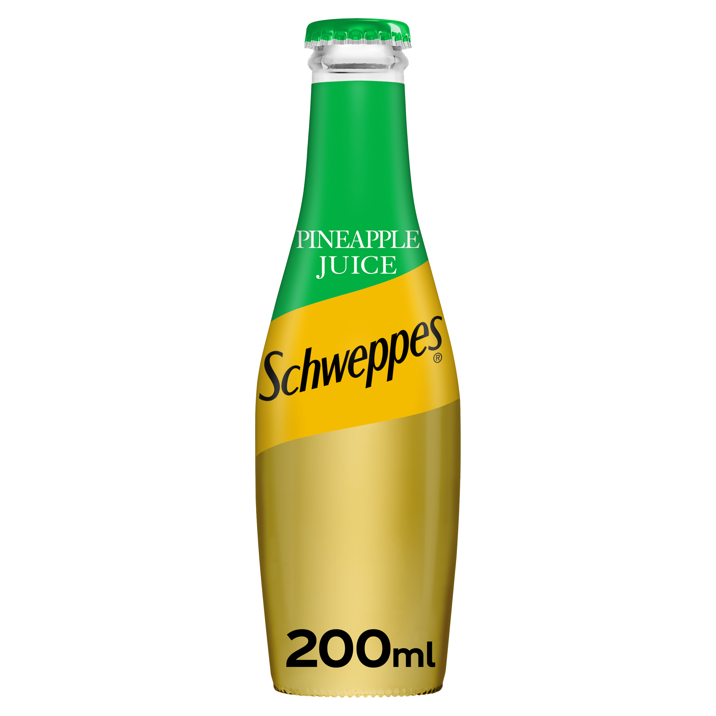 Schweppes Pineapple Juice 200ml x 24 (Glass)