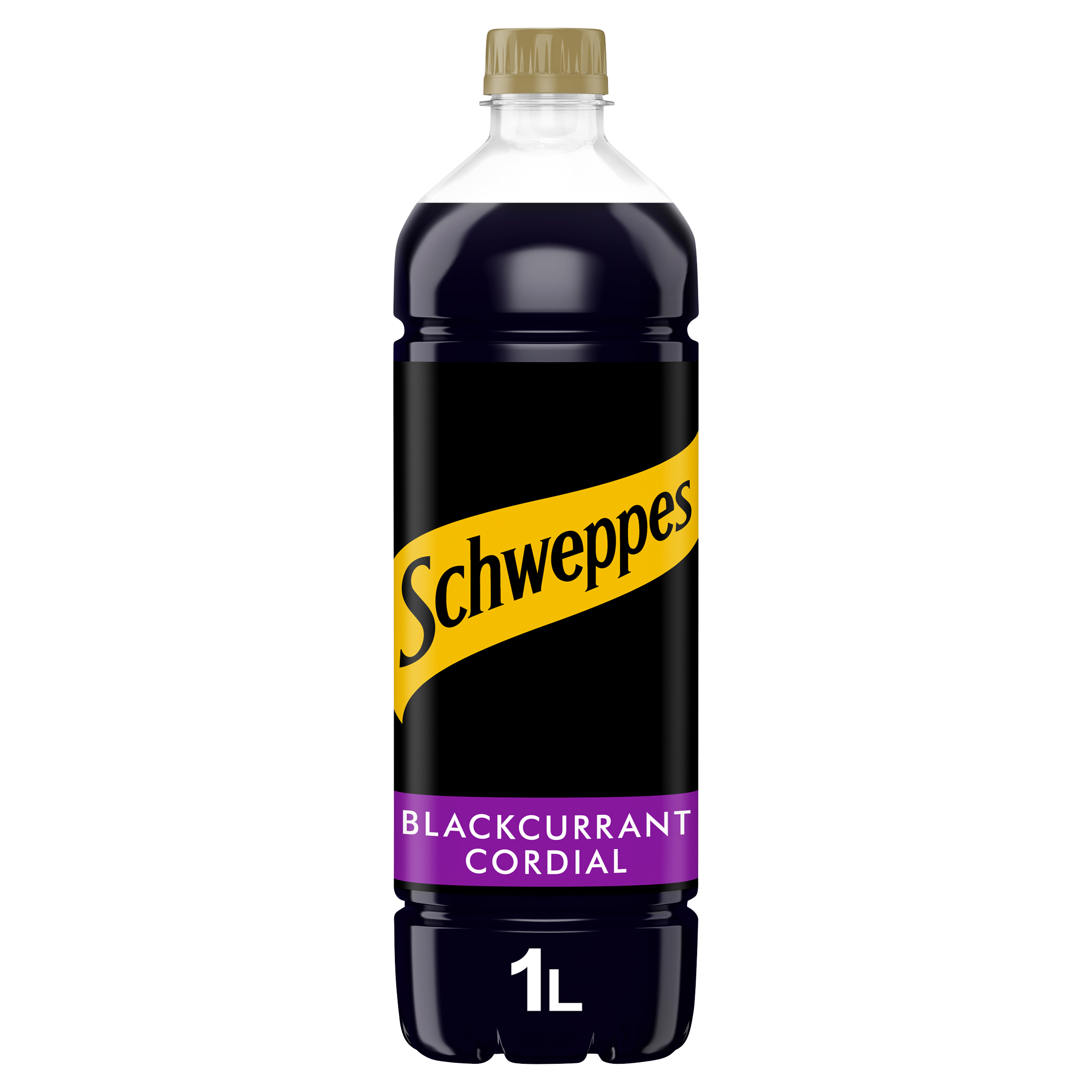 Schweppes Blackcurrant Cordial 1L x 1 (Bottle)