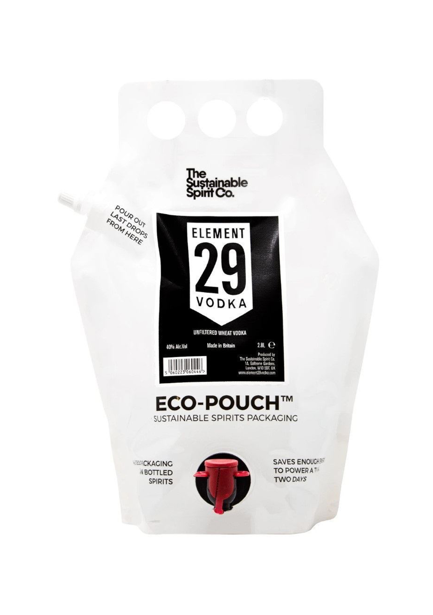 Element 29 Vodka Eco-Pouch