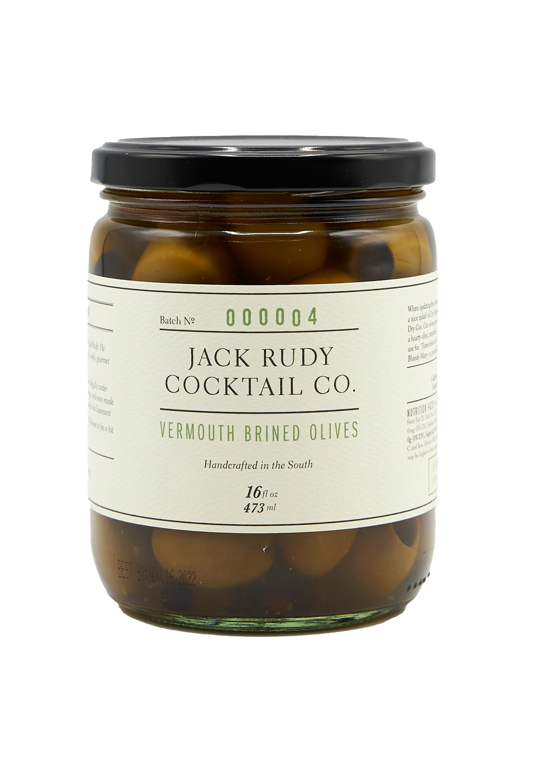 Jack Rudy Vermouth Olives