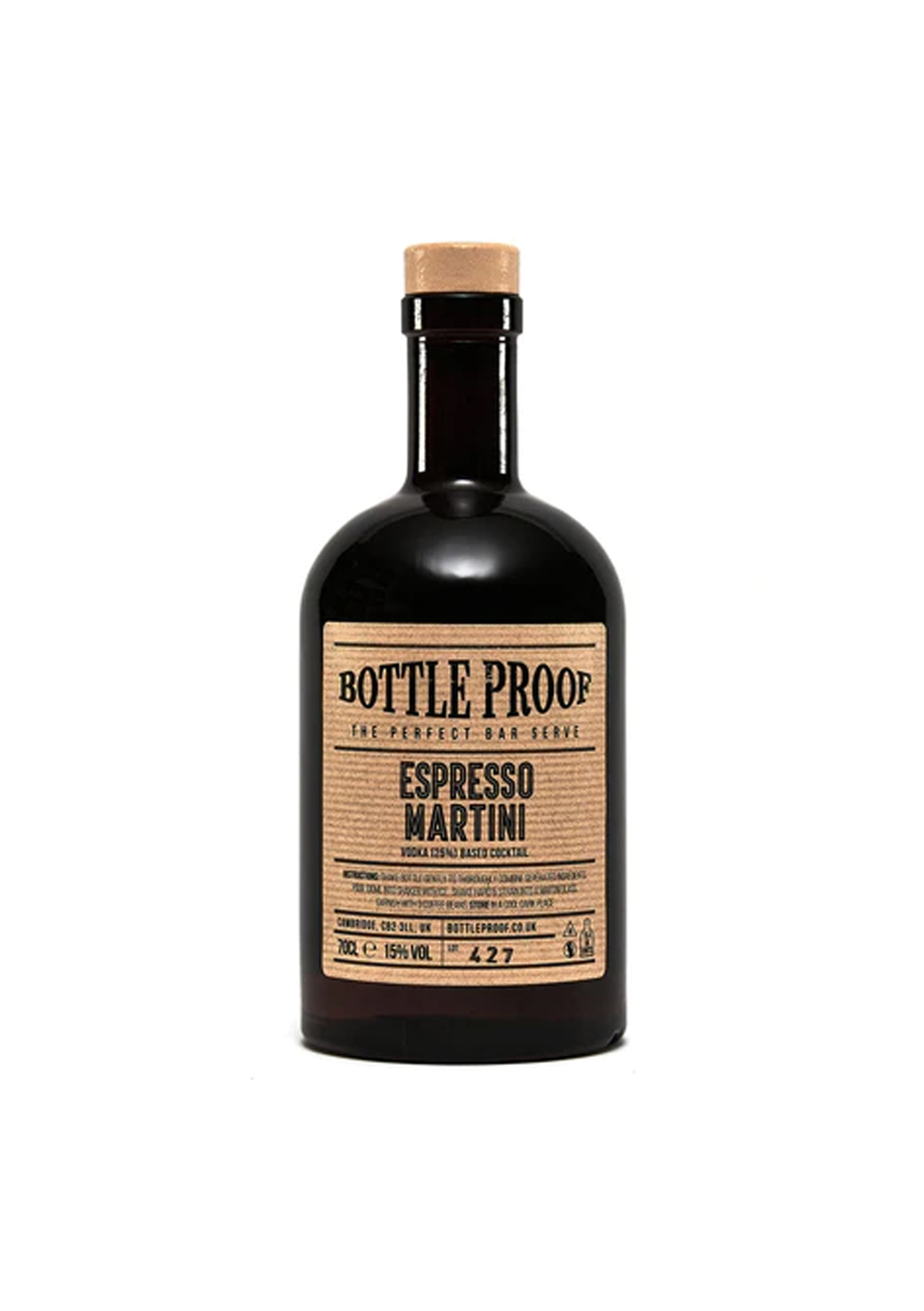 Bottle Proof Espresso Martini